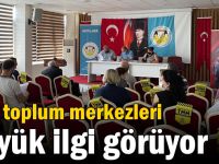 Sivil toplum merkezleri büyük ilgi görüyor