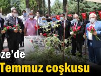 Gebze’de 15 Temmuz coşkusu