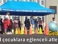 Gebzeli özel çocuklara eğlenceli atletizm