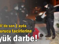 Kocaeli'de son 1 ayda uyuşturucu tacirlerine büyük darbe!