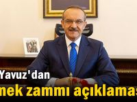 Vali’den ekmek zammı açıklaması