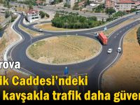 Çayırova Çiftlik Caddesi’ndeki yeni kavşakla trafik daha güvenli