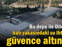 Bu depo ile Kocaeli’nin batı yakasındaki su ihtiyacı güvence altında