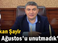 Şayir "17 Ağustos'u unutmadık"