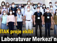 TÜBİTAK proje ekibi  İSU Laboratuvar Merkezi’nde