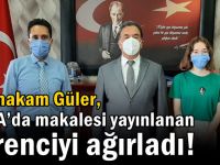 Kaymakam Güler, NASA’da makalesi yayınlanan öğrenciyi ağırladı!