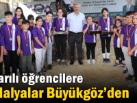 Başarılı öğrencilere  madalyalar Büyükgöz’den