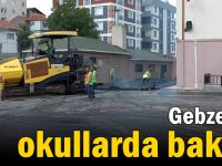 Ekiplerden Okullarda Bakım Çalışmaları