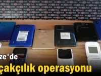 Kaçakçılık operasyonu telefonlara el konuldu!