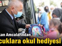Başkan Amcalarından Çocuklara Okul Hediyesi