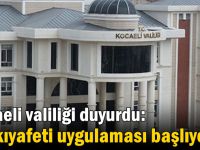 Kocaeli valiliği duyurdu: Kış kıyafeti uygulaması başlıyor