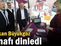 Başkan Büyükgöz esnafı dinledi