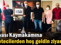 Dilovası Kaymakamı Metin Kubilay’a Gazetecilerden Hoş geldin Ziyareti