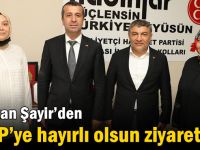 Başkan Şayir’den MHP’ye hayırlı olsun ziyareti
