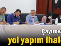 Çayırova’da  yol yapım ihalesi