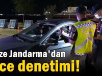 Gebze Jandarma'dan gece denetimi!