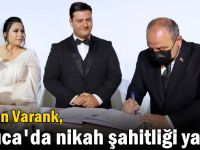 Bakan Varank, darp edilen muhabirin nikah şahitliğini yaptı!