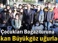 Özel Çocukları Boğaz Turuna Başkan Büyükgöz Uğurladı