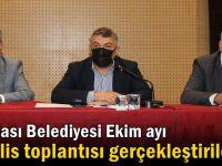 Dilovası Belediyesi Ekim ayı meclis toplantısı gerçekleştirildi