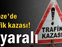 Gebze'de trafik kazası! 1 yaralı
