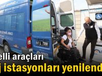 Engelli araçları şarj istasyonları yenilendi