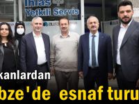 Başkanlardan Hacı Halil’de esnaf turu