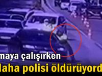 Kaçmaya çalışırken az daha polisi öldürüyordu!