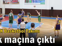 ÇESK Basketbol Takımı ilk maçına çıktı