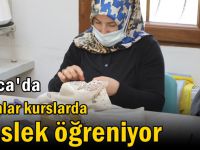 Darıca'da kadınlar kurslarda meslek öğreniyor