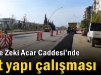 Gebze Zeki Acar Caddesi’nde  üst yapı çalışması