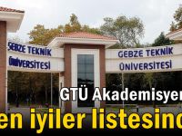 GTÜ Akademisyenleri en iyiler listesinde!