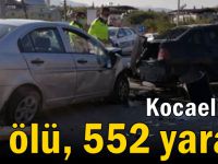 Kocaeli'de 3 ölü, 552 yaralı!