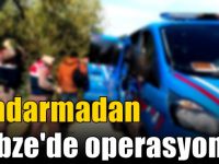Jandarmadan operasyon; Gebze'de 42 göçmen yakalandı!