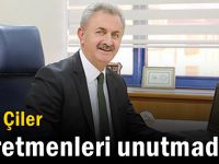 Nail Çiler öğretmenleri unutmadı