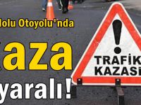 Anadolu Otoyolu'nda feci kaza: 5 işçi yaralandı
