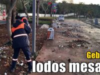 Gebze’de ekiplerden lodos mesaisi