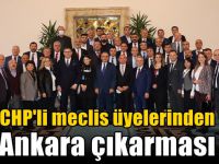 CHP'li meclis üyelerinden Ankara çıkarması