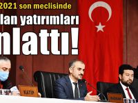 Çiftçi, yılın son meclisinde çalışmaları anlattı