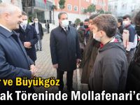 Güler ve Başkan Büyükgöz  Bayrak Töreninde Mollafenari’de