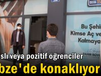 Temaslı veya pozitif öğrenciler konaklama merkezinde misafir ediliyor