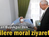 Başkan Büyükgöz’den  işçilere moral ziyareti