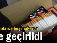 Kocaeli'de Milyonlarca boş makaron ele geçirildi