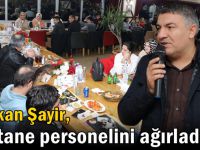 Başkan Şayir, hastane personelini ağırladı