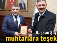 Başkan Şayir’den muhtarlara teşekkür