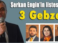 Serkan Engin’in listesinde batı yakasından 3 isim