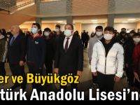 Kaymakam Güler ve Başkan Büyükgöz  Atatürk Anadolu Lisesi’nde