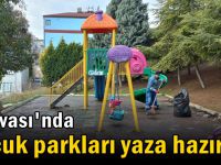 Çocuk parkları yaza hazır