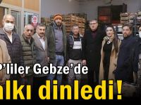 CHP’liler Gebze’de halkı dinledi!