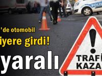 Otomobil bariyere girdi! 1 yaralı