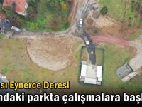 Dilovası Eynerce Deresi yanındaki parkta çalışmalara başlandı